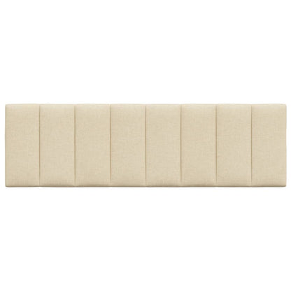 vidaXL Kopfteil-Kissen "Hanko" Creme 160 cm Stoff