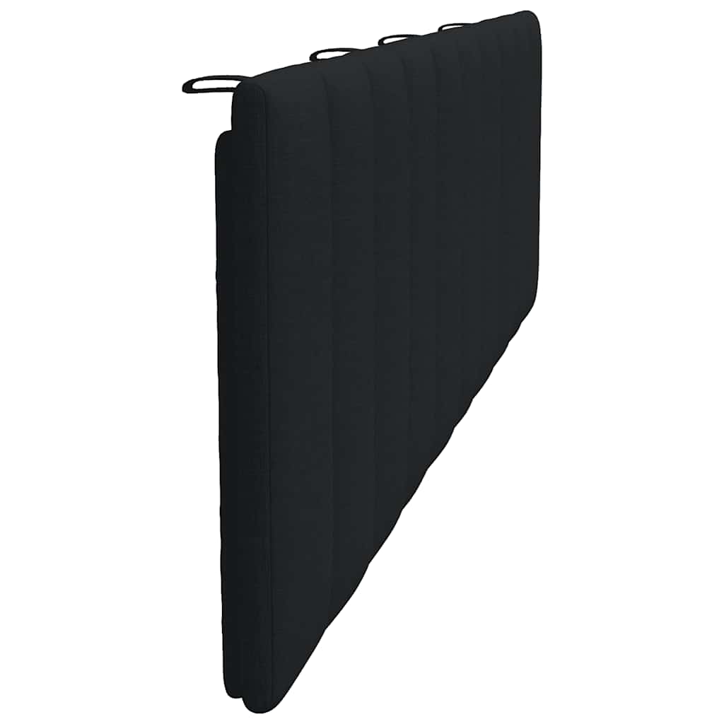 vidaXL Kopfteil-Kissen "Hanko" Schwarz 180 cm Stoff