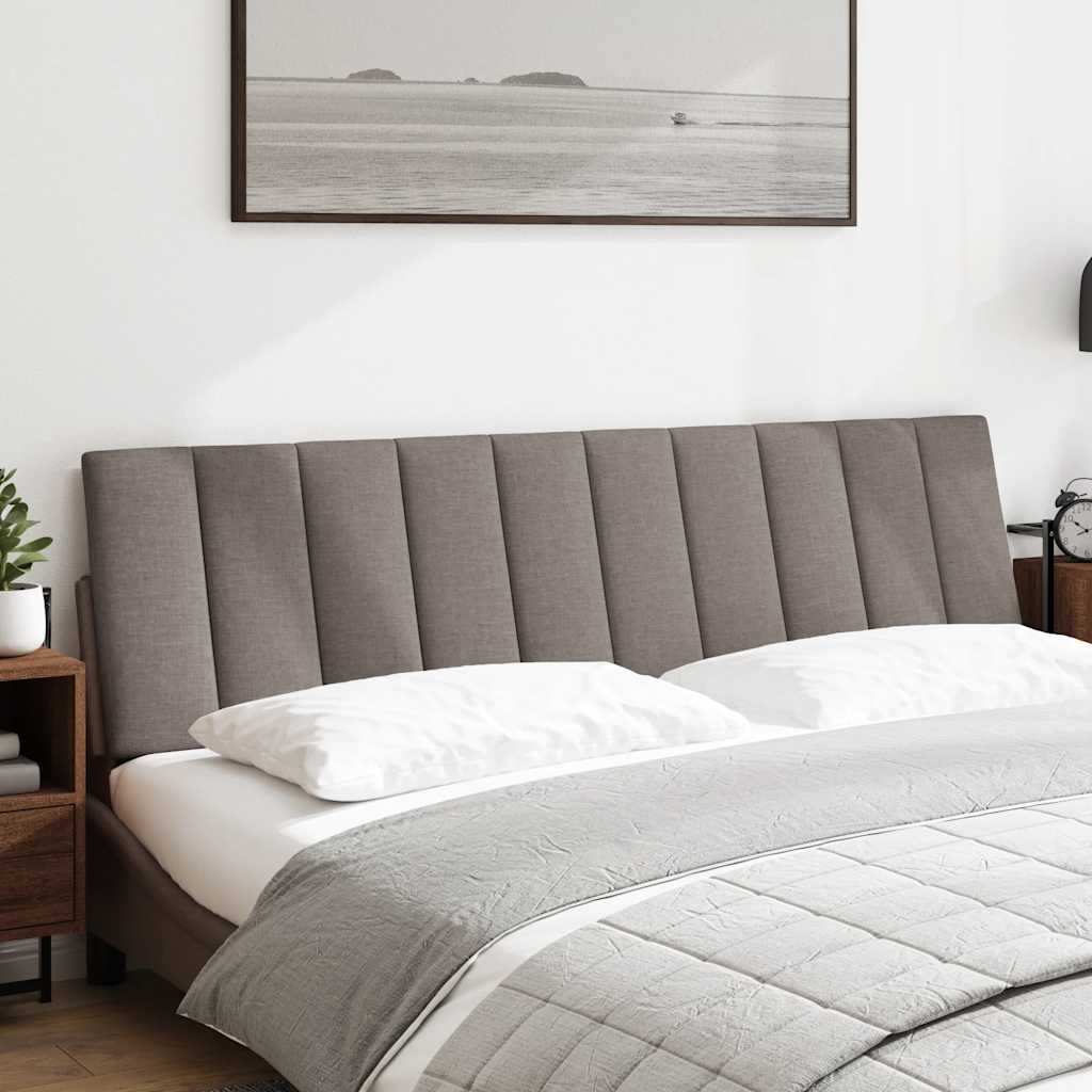 vidaXL Kopfteil-Kissen "Hanko" Taupe 180 cm Stoff