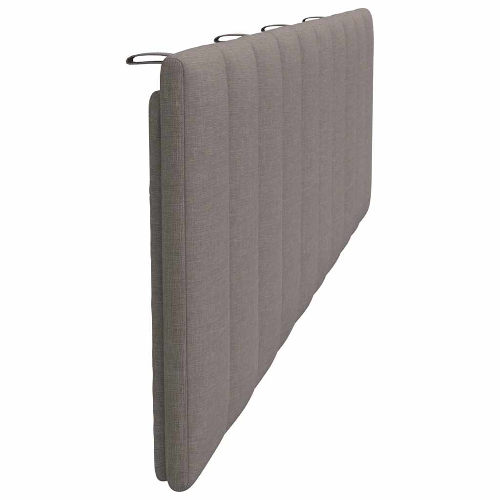 vidaXL Kopfteil-Kissen "Hanko" Taupe 180 cm Stoff