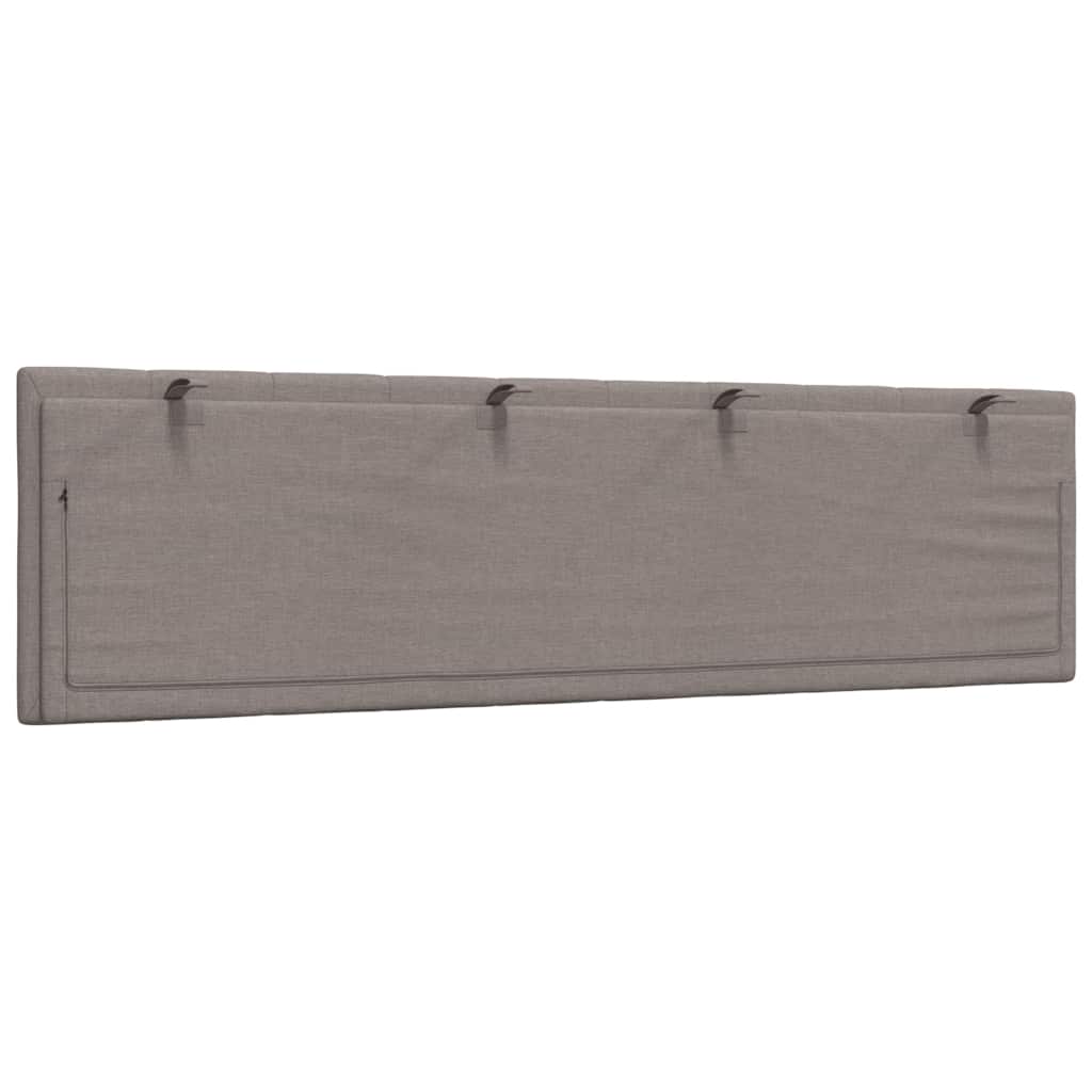 vidaXL Kopfteil-Kissen "Hanko" Taupe 180 cm Stoff
