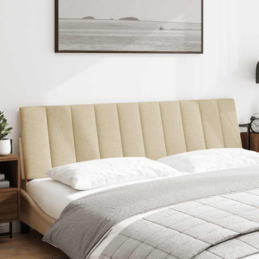 vidaXL Kopfteil-Kissen "Hanko" Creme 180 cm Stoff