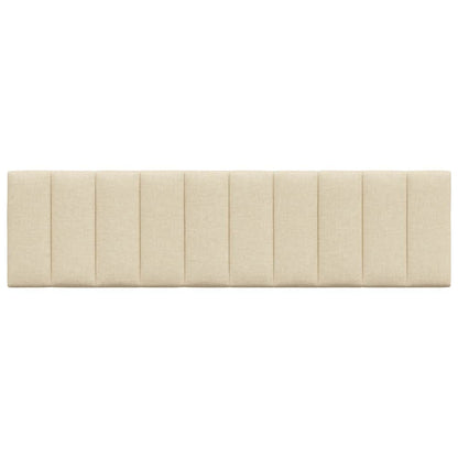 vidaXL Kopfteil-Kissen "Hanko" Creme 180 cm Stoff