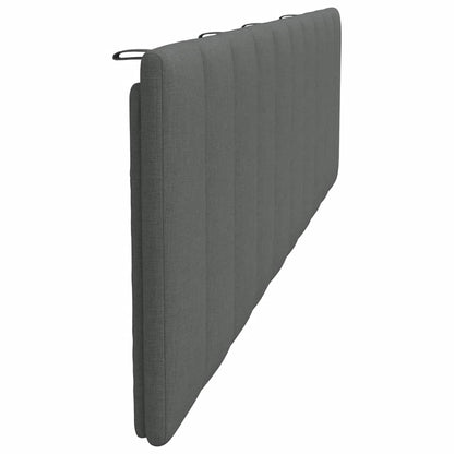 vidaXL Kopfteil-Kissen "Hanko" Dunkelgrau 200 cm Stoff