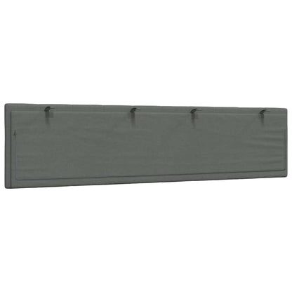 vidaXL Kopfteil-Kissen "Hanko" Dunkelgrau 200 cm Stoff