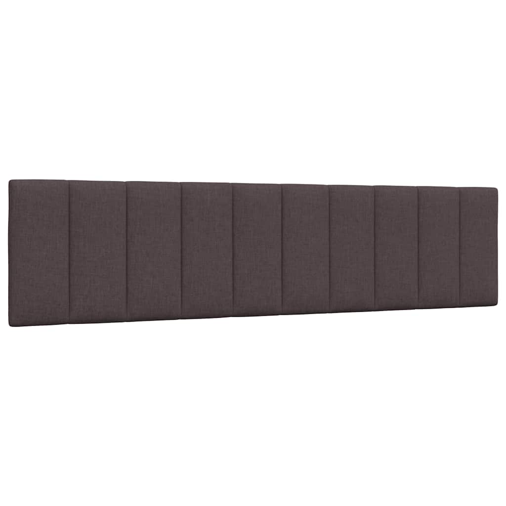 vidaXL Kopfteil-Kissen "Hanko" Dunkelbraun 200 cm Stoff