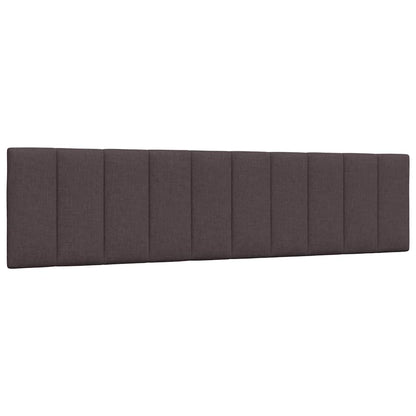 vidaXL Kopfteil-Kissen "Hanko" Dunkelbraun 200 cm Stoff