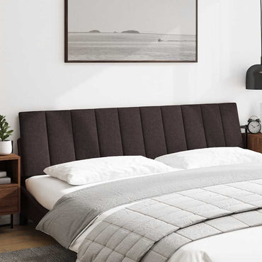 vidaXL Kopfteil-Kissen "Hanko" Dunkelbraun 200 cm Stoff