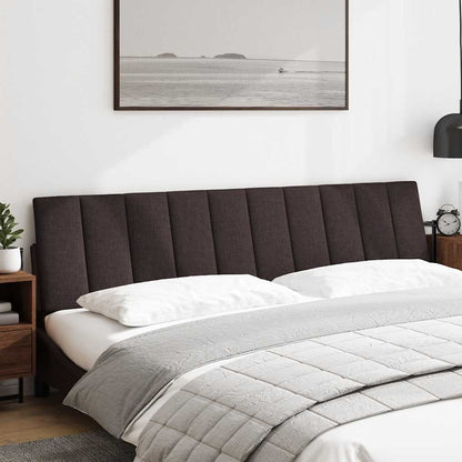vidaXL Kopfteil-Kissen "Hanko" Dunkelbraun 200 cm Stoff