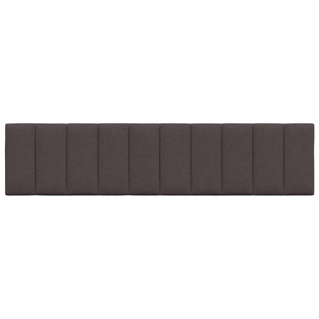 vidaXL Kopfteil-Kissen "Hanko" Dunkelbraun 200 cm Stoff