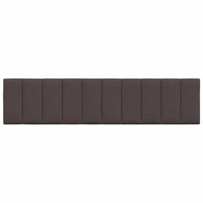 vidaXL Kopfteil-Kissen "Hanko" Dunkelbraun 200 cm Stoff