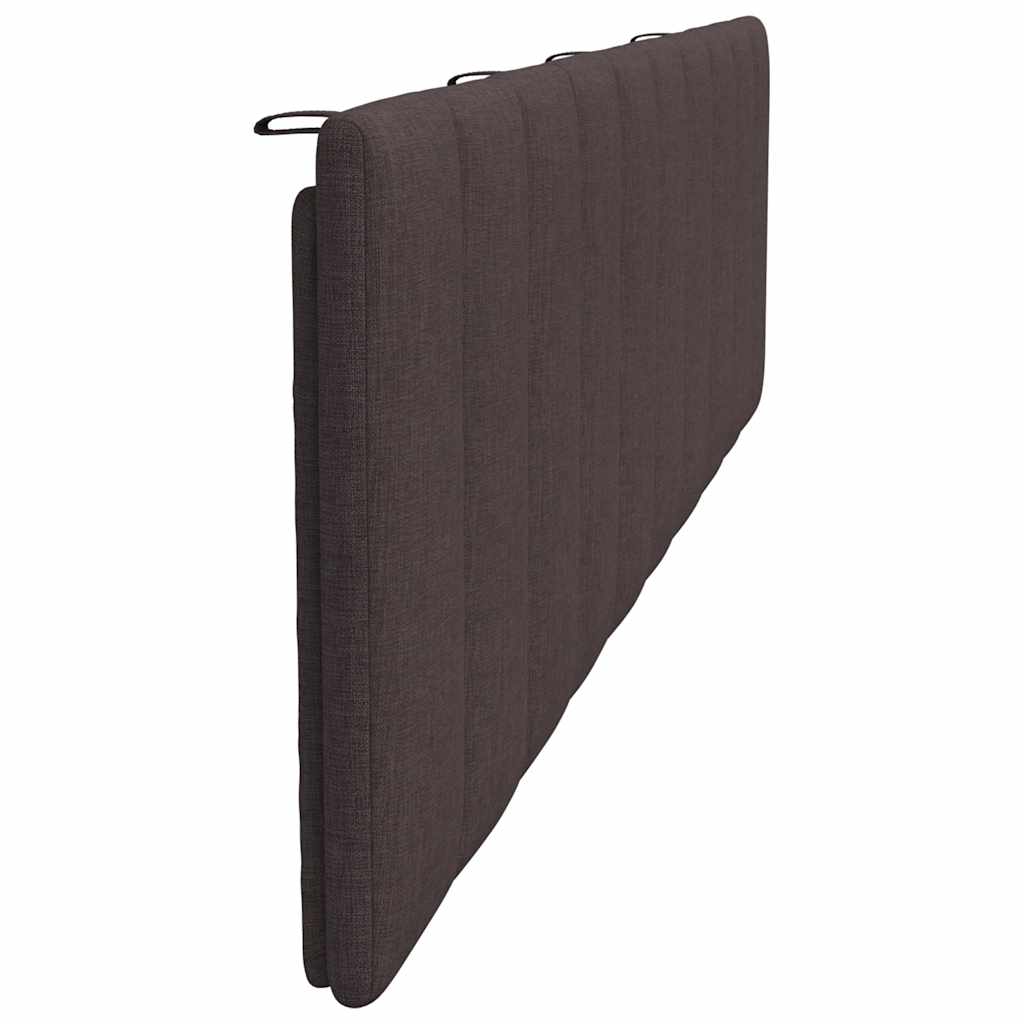 vidaXL Kopfteil-Kissen "Hanko" Dunkelbraun 200 cm Stoff