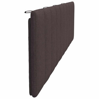 vidaXL Kopfteil-Kissen "Hanko" Dunkelbraun 200 cm Stoff