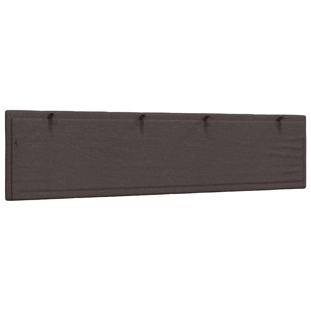 vidaXL Kopfteil-Kissen "Hanko" Dunkelbraun 200 cm Stoff