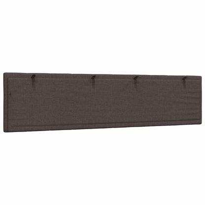 vidaXL Kopfteil-Kissen "Hanko" Dunkelbraun 200 cm Stoff