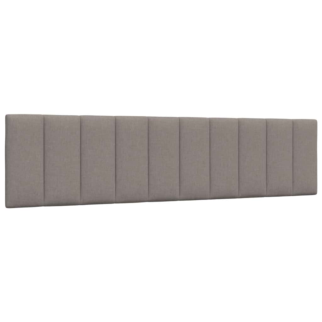 vidaXL Kopfteil-Kissen "Hanko" Taupe 200 cm Stoff