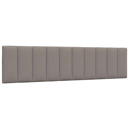 vidaXL Kopfteil-Kissen "Hanko" Taupe 200 cm Stoff