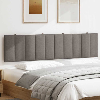 vidaXL Kopfteil-Kissen "Hanko" Taupe 200 cm Stoff