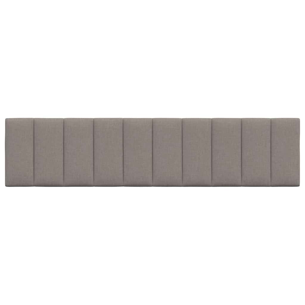vidaXL Kopfteil-Kissen "Hanko" Taupe 200 cm Stoff