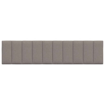 vidaXL Kopfteil-Kissen "Hanko" Taupe 200 cm Stoff