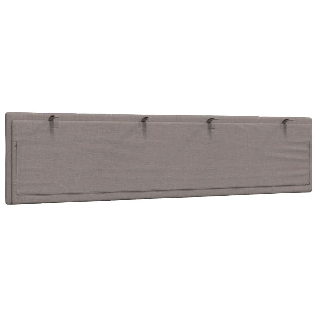vidaXL Kopfteil-Kissen "Hanko" Taupe 200 cm Stoff