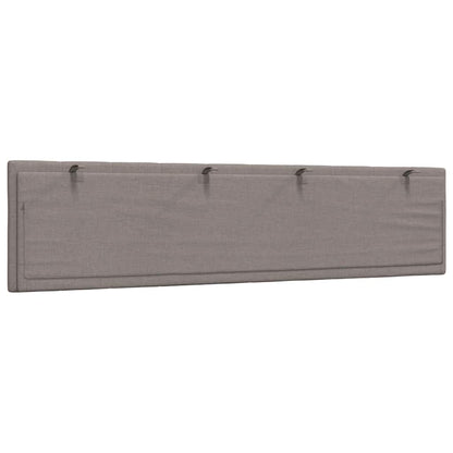 vidaXL Kopfteil-Kissen "Hanko" Taupe 200 cm Stoff