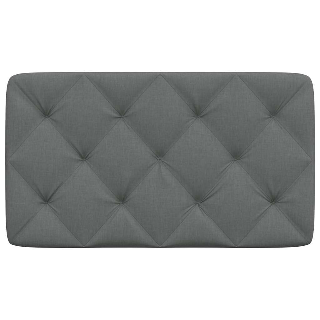 vidaXL Kopfteil-Kissen Dunkelgrau 80 cm Stoff