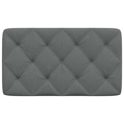 vidaXL Kopfteil-Kissen Dunkelgrau 80 cm Stoff