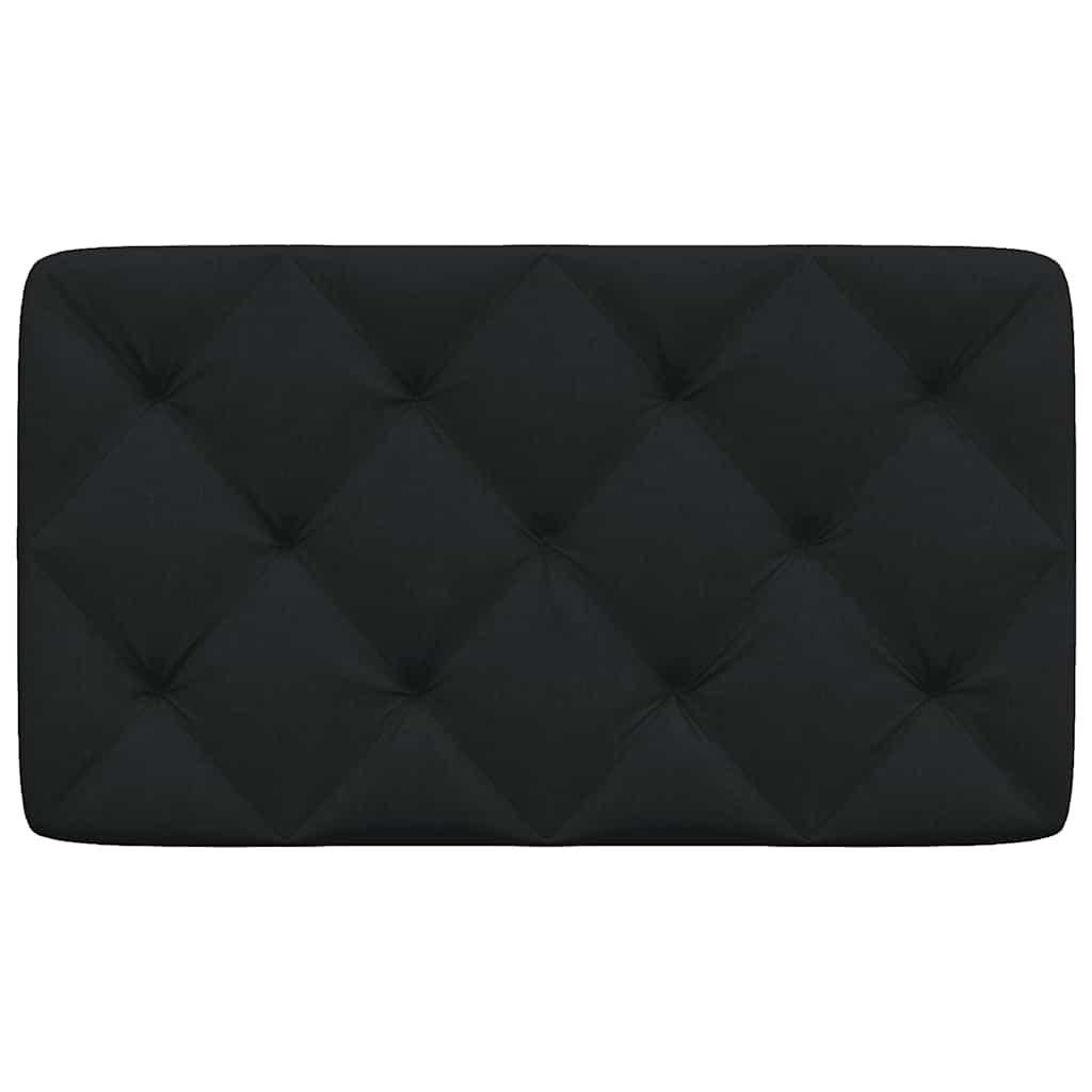 vidaXL Kopfteil-Kissen Schwarz 80 cm Stoff