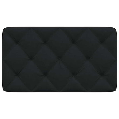 vidaXL Kopfteil-Kissen Schwarz 80 cm Stoff