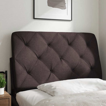 vidaXL Kopfteil-Kissen Dunkelbraun 80 cm Stoff