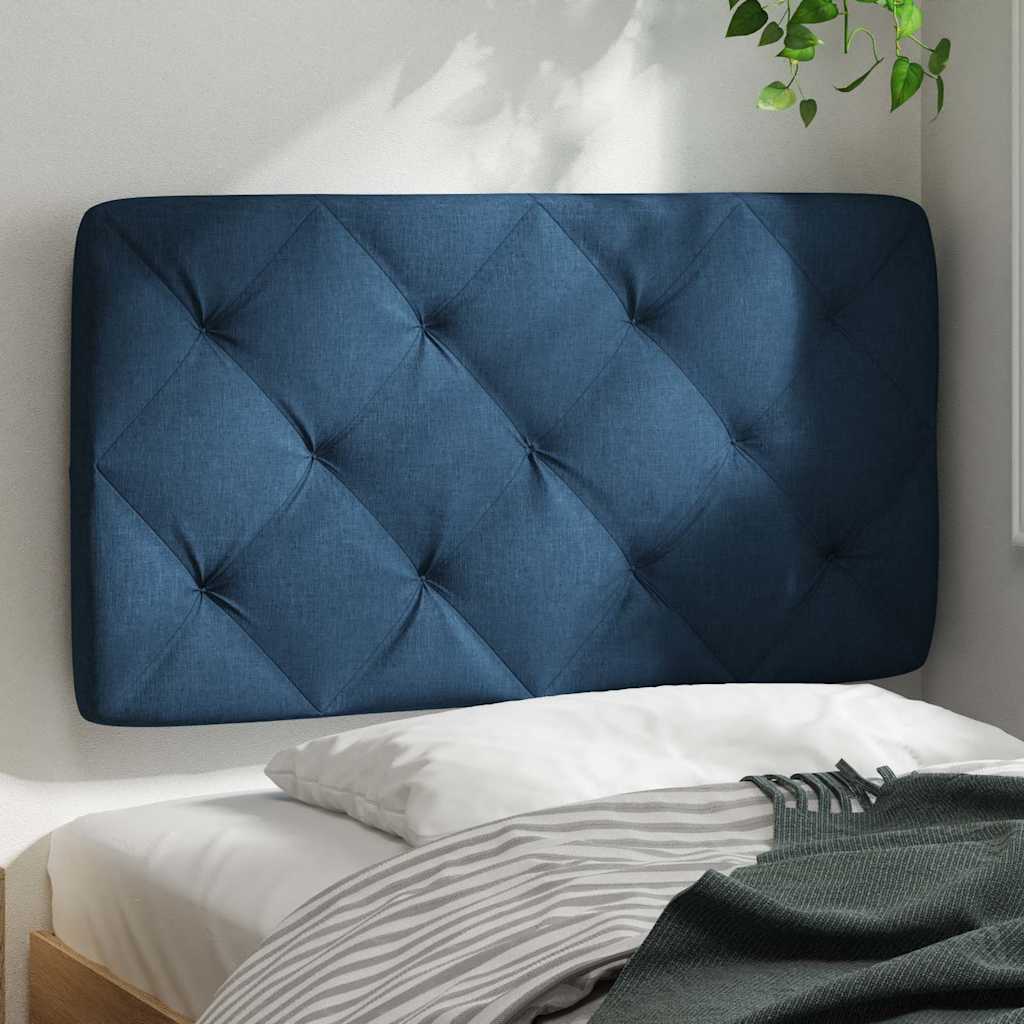 vidaXL Kopfteil-Kissen Blau 80 cm Stoff