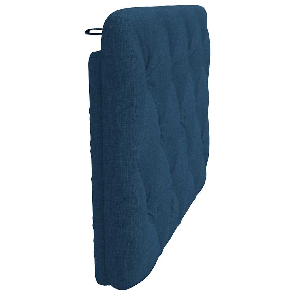 vidaXL Kopfteil-Kissen Blau 80 cm Stoff