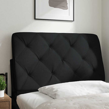 vidaXL Kopfteil-Kissen Schwarz 90 cm Stoff