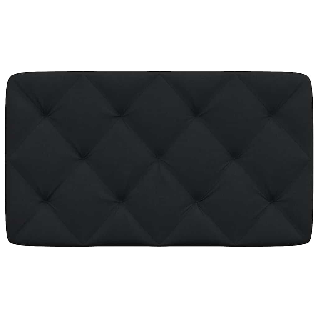 vidaXL Kopfteil-Kissen Schwarz 90 cm Stoff