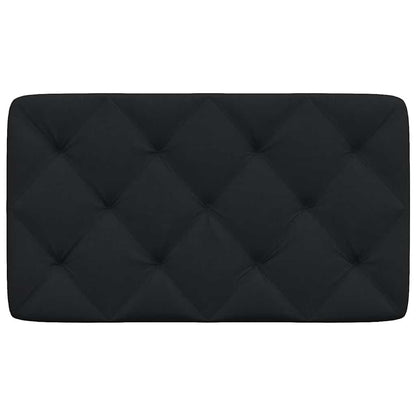 vidaXL Kopfteil-Kissen Schwarz 90 cm Stoff