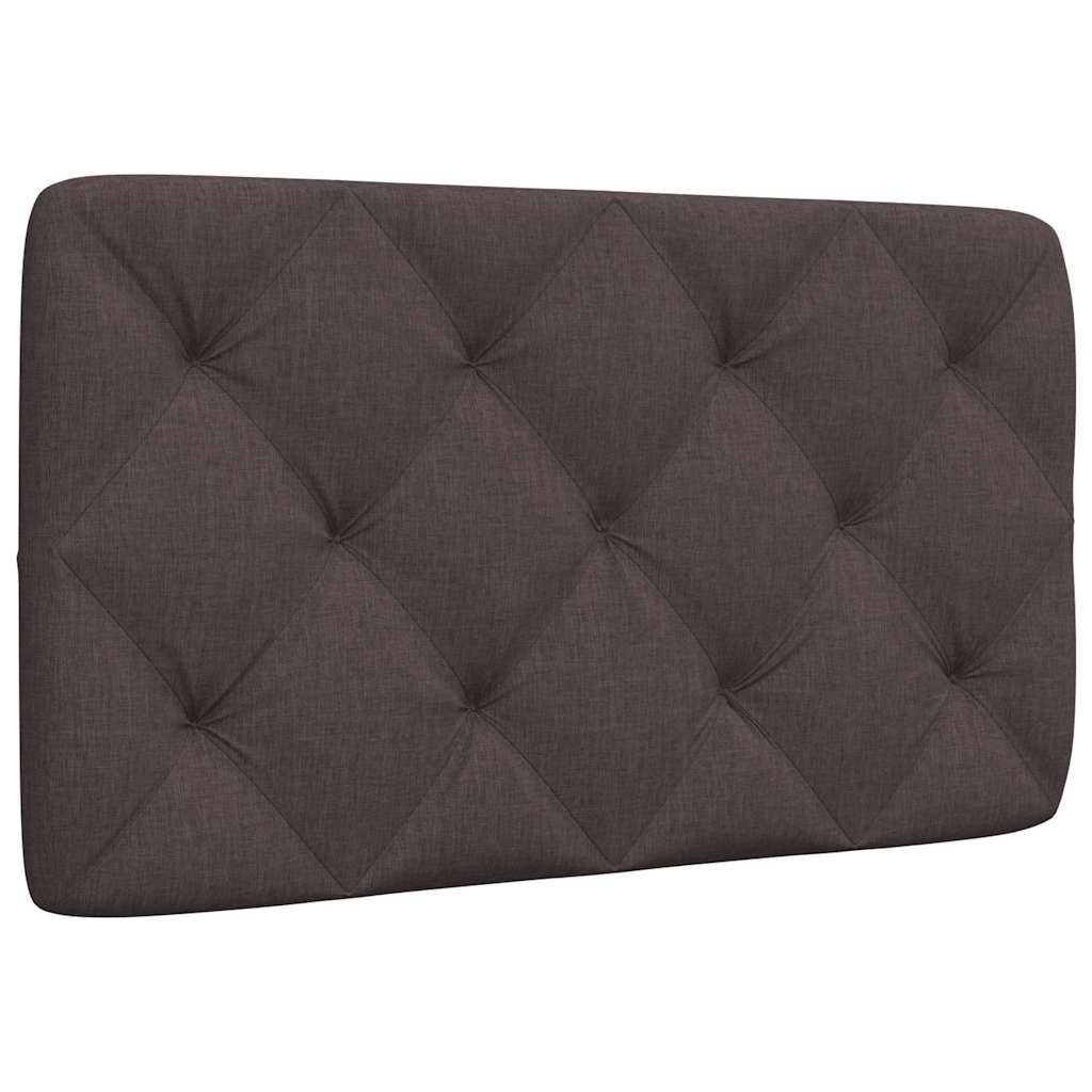 vidaXL Kopfteil-Kissen Dunkelbraun 90 cm Stoff