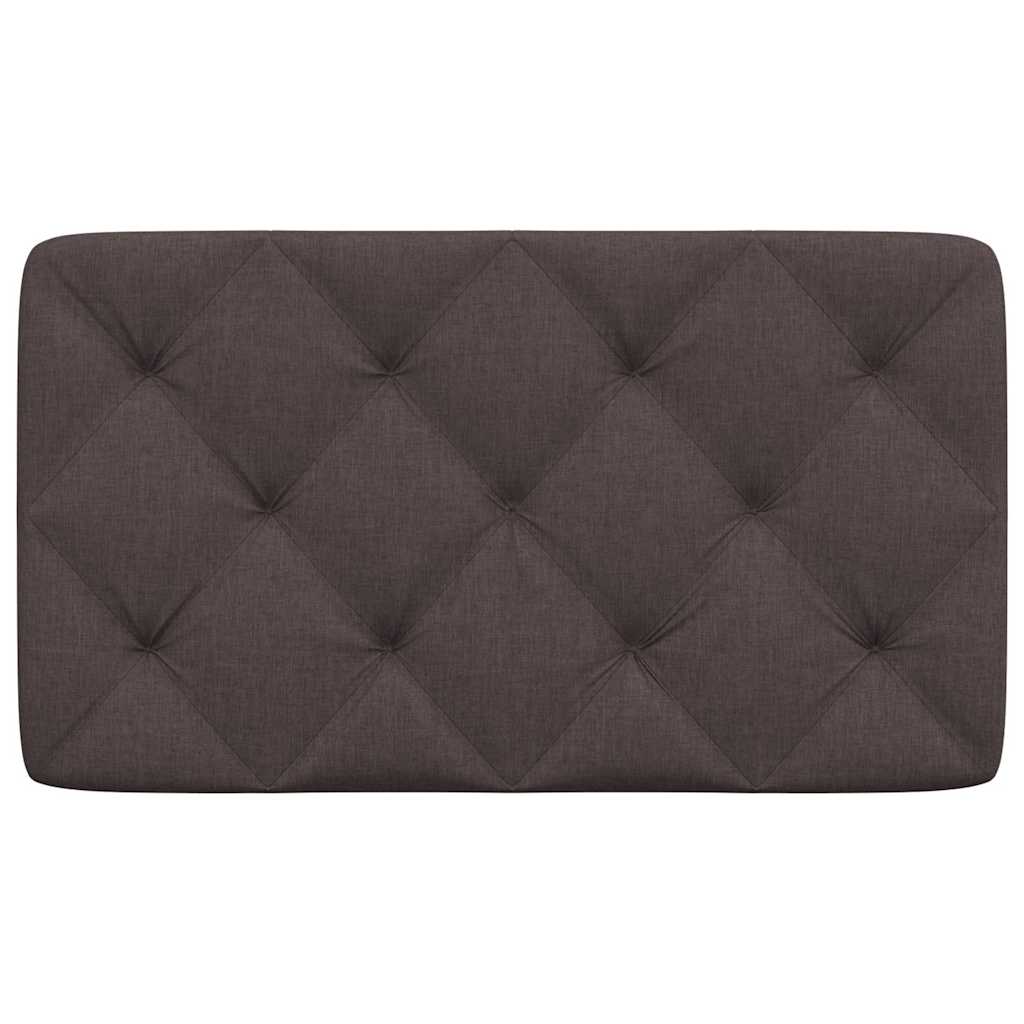 vidaXL Kopfteil-Kissen Dunkelbraun 90 cm Stoff