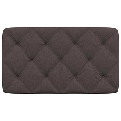 vidaXL Kopfteil-Kissen Dunkelbraun 90 cm Stoff