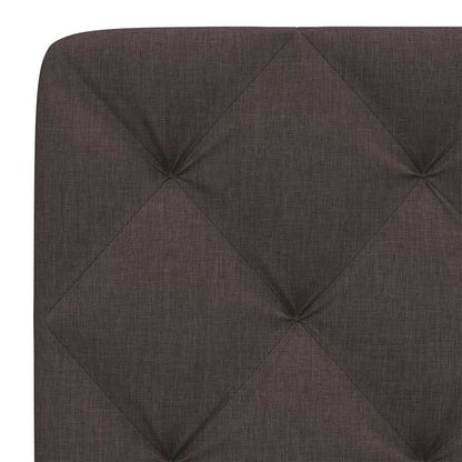 vidaXL Kopfteil-Kissen Dunkelbraun 90 cm Stoff