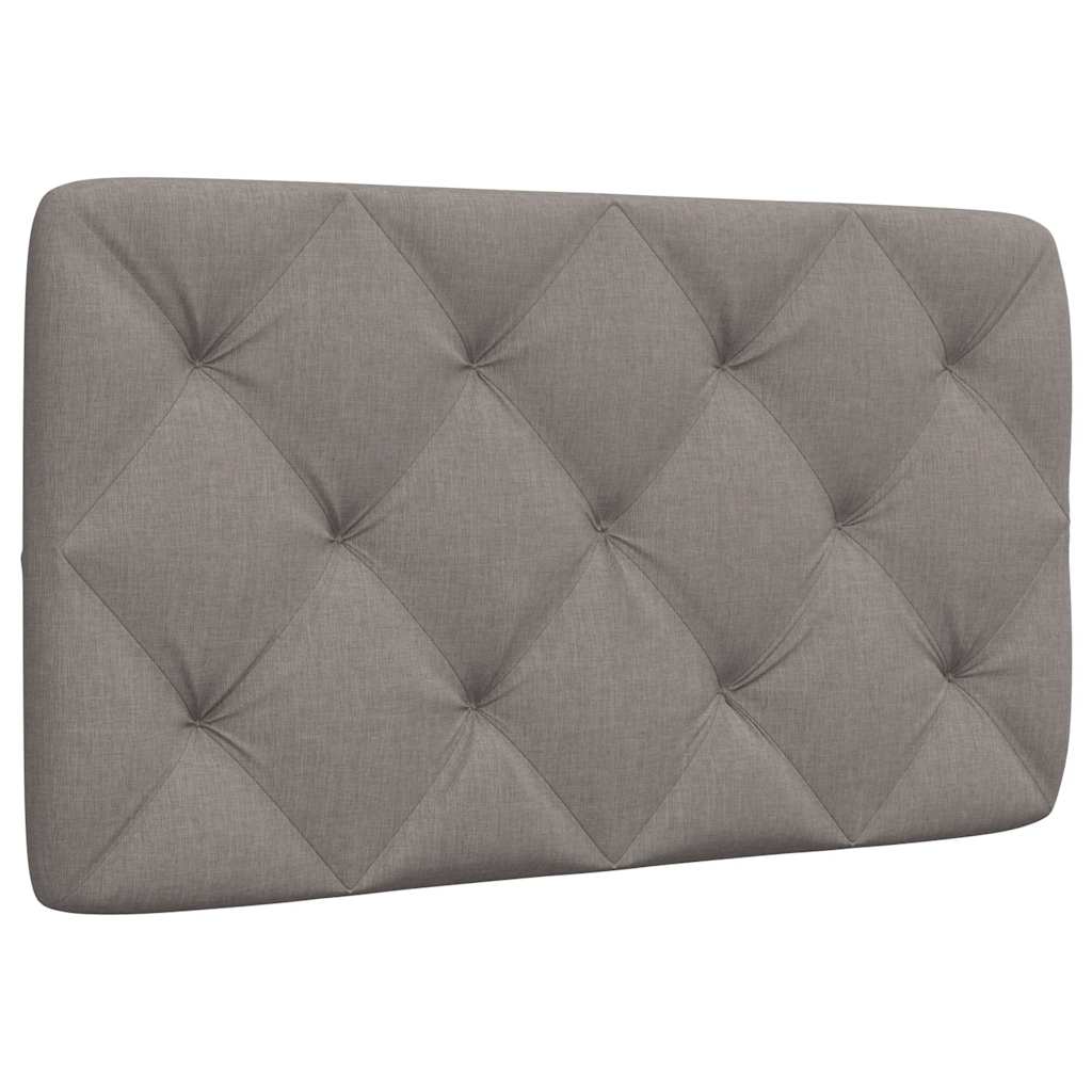 vidaXL Kopfteil-Kissen Taupe 90 cm Stoff