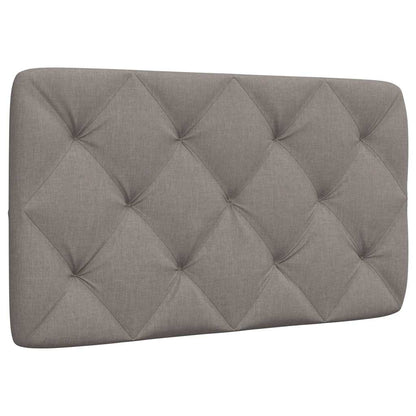 vidaXL Kopfteil-Kissen Taupe 90 cm Stoff