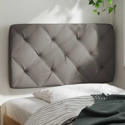 vidaXL Kopfteil-Kissen Taupe 90 cm Stoff