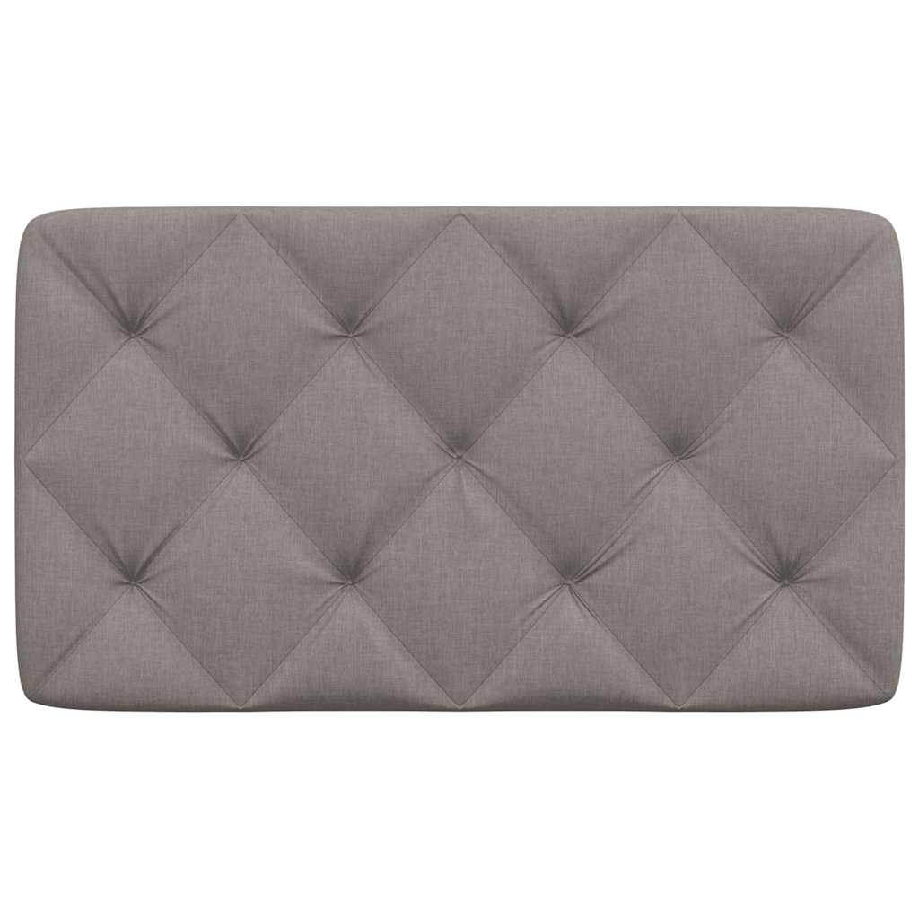 vidaXL Kopfteil-Kissen Taupe 90 cm Stoff