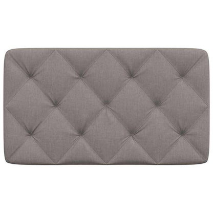 vidaXL Kopfteil-Kissen Taupe 90 cm Stoff