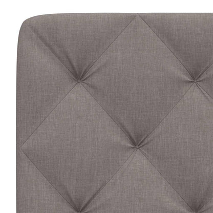 vidaXL Kopfteil-Kissen Taupe 90 cm Stoff