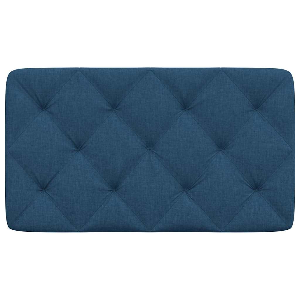 vidaXL Kopfteil-Kissen Blau 90 cm Stoff