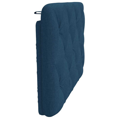 vidaXL Kopfteil-Kissen Blau 90 cm Stoff