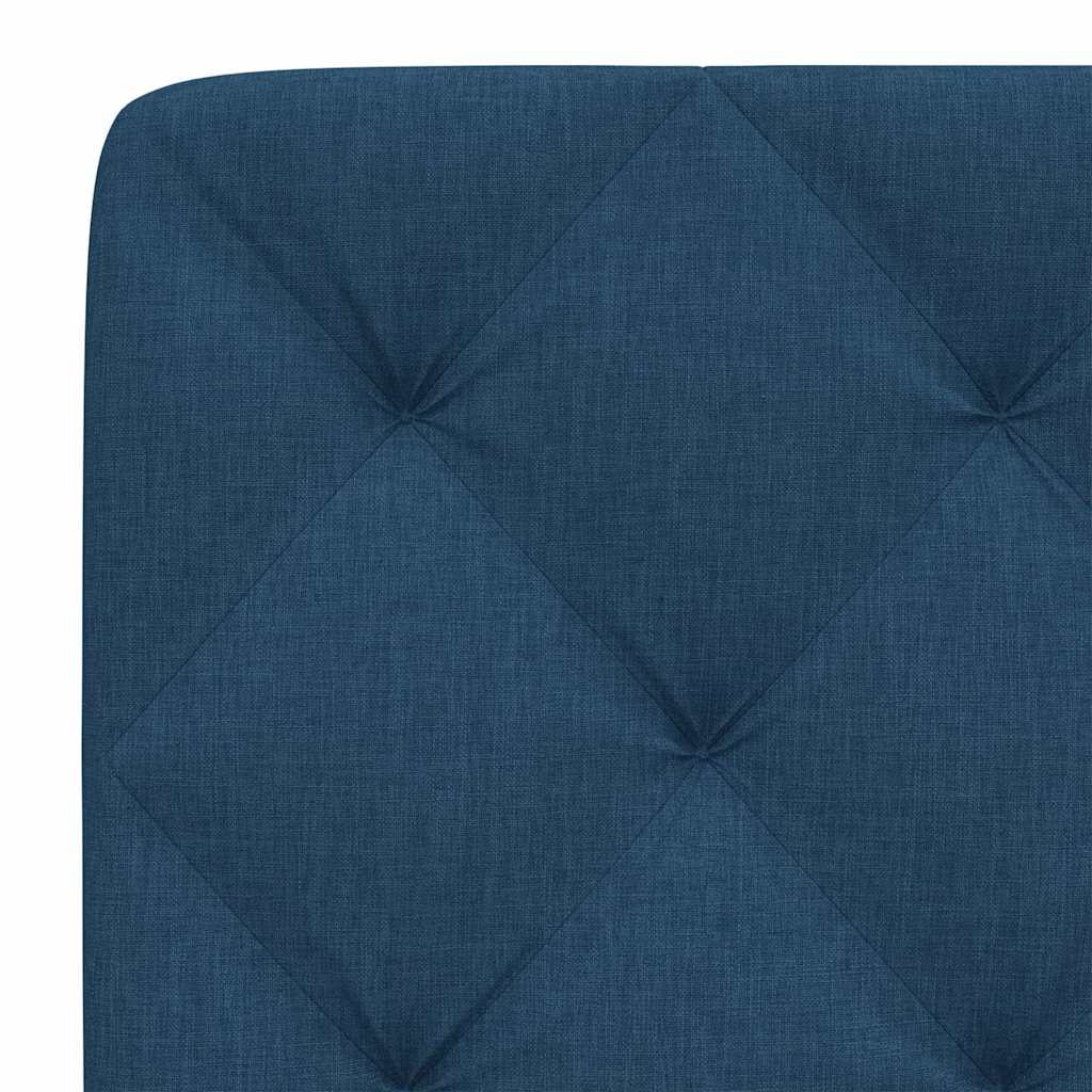 vidaXL Kopfteil-Kissen Blau 90 cm Stoff