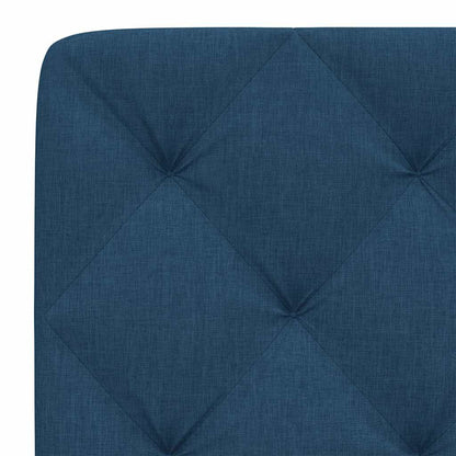 vidaXL Kopfteil-Kissen Blau 90 cm Stoff